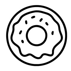 Donut lines have a variety of pattern.