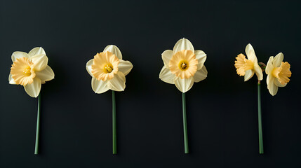 yellow daffodils, generative ai