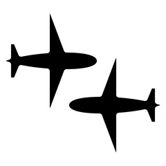 Aeroplane Departure And Arrival Icon