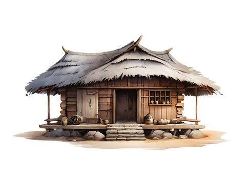 yali house isolated on transparent background