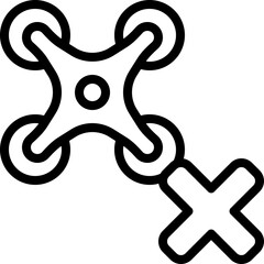 No Drone Flight Icon
