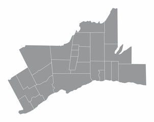 Greater Toronto map - obrazy, fototapety, plakaty