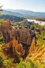 Landscape of Chuxiong Yuanmou Tulin in Yunnan, China