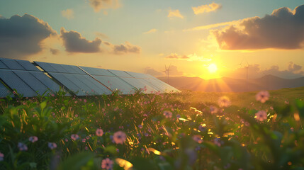 Panel solar energy photovoltaic power roof sun home. Generative Ai