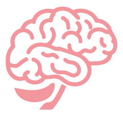 Human brain medical vector icon