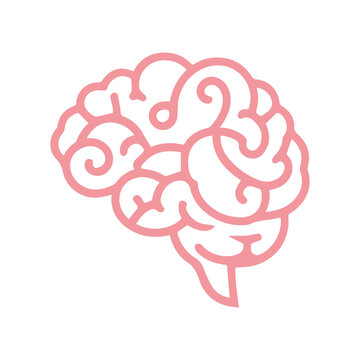 recommend clip art: Human brain medical vector icon