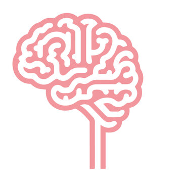 recommend clip art: Human brain medical vector icon