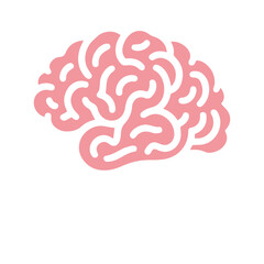 Human brain medical vector icon