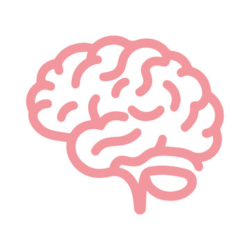recommend clip art: Human brain medical vector icon