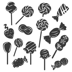 Silhouette candy collection set black color only