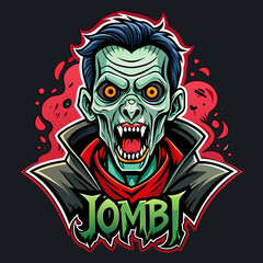 Summon the fear with our spine-chilling Horror Jombi t-shirt sticker