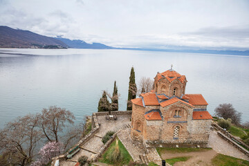 The Church of Saint John at Kaneo, Lake Ohrid, North Macedonia - 755890963