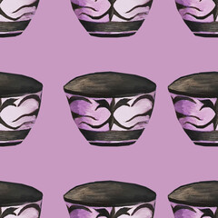 bowl,kese,cup,tea utensils with Tatar ,Turkish ,Uzbek ,Kazakh red blue , national traditional ornament pattern in oriental style ,Muslim tea,cup,kitchen red blue green