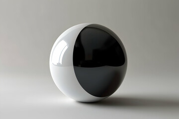 Modern Minimalist 3D Sphere