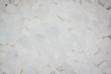 Close up photo of large salt crystals as background taken  in Bonaire, Caribbean island.