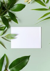 a7 flat card mockup, a blank canvas for your creative vision. Perfect for showcasing invitations, announcements, or branding materials. Elevate your designs today