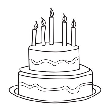 birthday celebration birthday party drawing - clip art library images may be subject to copyright learn more, vector illustration line art