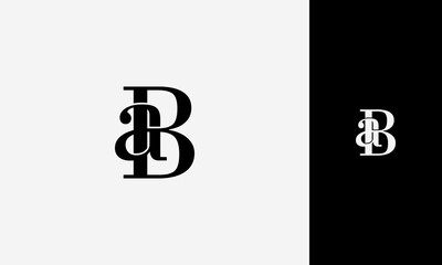 initial letter aB or Ba  lowercase joined uppercase,logo vektor design