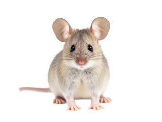 mouse stuffed animal isolated on transparent background, transparency image, removed background