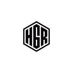 HGR letter logo design with polygon shape. HGR polygon logo monogram. HGR cube logo design. HGR hexagon vector logo template white and black colors. HGR monogram. HGR business and real estate logo.
