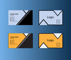 Bundle business card ,professional business card, set of modern business card print templates, Creative and Clean business card template.