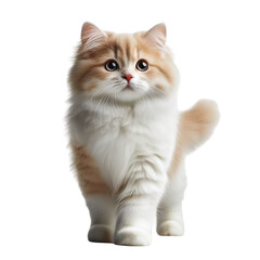 Cute Cat on a white background.