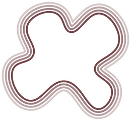 Abstract pastel shape lines background. Vector illustration.	