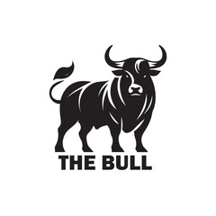 Bull Vector Logo Design Template