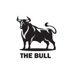 Bull Vector Logo Design Template