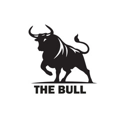 Bull Vector Logo Design Template