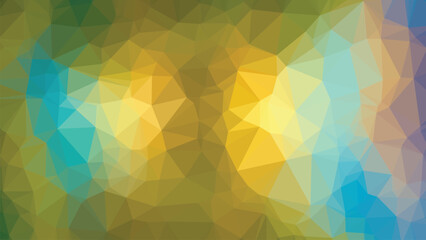 Low poly abstract colorful background, trendy, geometric, cyber polygonal wallpaper