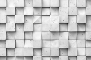 Monochrome image of cubes arranged in a pattern, suitable for graphic design projects.