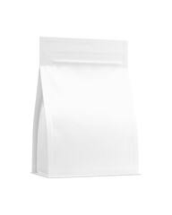 an image of a white bag isolated on a white background