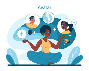 Avatar Creation in Virtual Tourism. A content creator designs diverse avatars