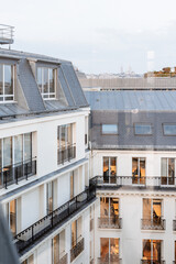 Vue sur les immeubles parisiens