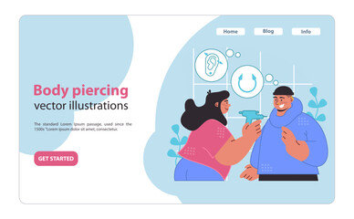 Expressive self-styling choice. Expert body piercing service.