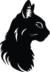 Obraz premium Africanwildcat silhouette
