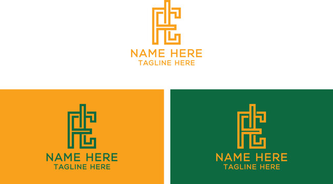 Letter FL Logo Design, FL Line art Monogram Logo Design Template