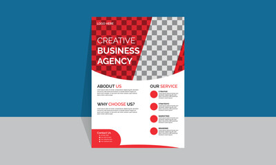 Business minimalistic Flyer digital template