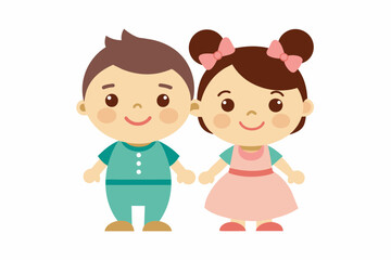 best baby couple carton artwork