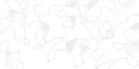 Obraz premium Abstract black and white halftone background with dots and seamless pattern ,data dots background illustration technology, modern halftone background vintage dotted texture.