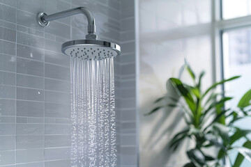 Modern Bathroom with Eco-Friendly Shower