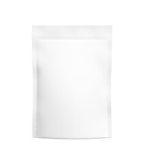 An image of a White Pouch isolated on a white background