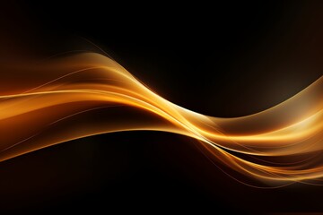 A gold background with glowing abstract lines
