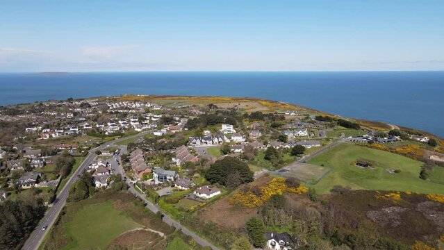 A view over Howth, Dublin, Ireland. 