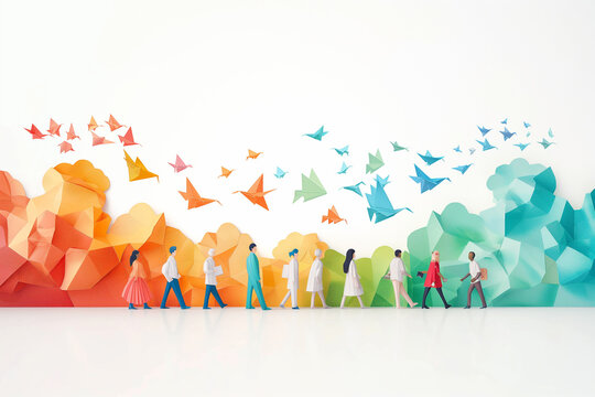 Creative brainstorming visualized with a spectrum of idea bulbs, inspiring innovation