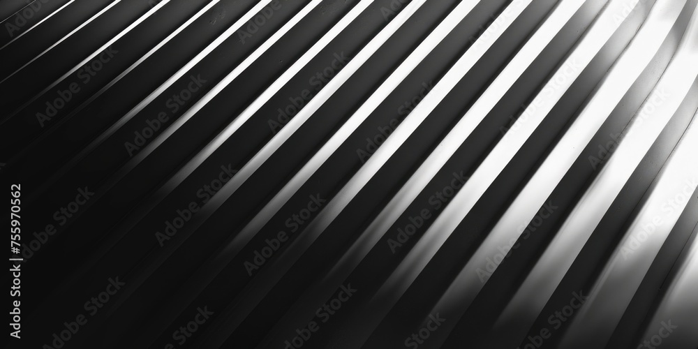 Poster abstract black and white lines of light. suitable for backgrounds or digital art projects.