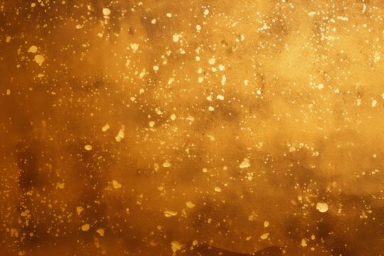 A gold background with shimmering gold flakes