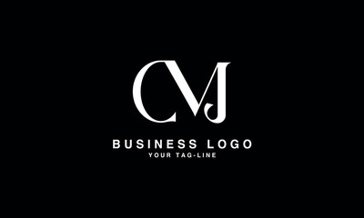 CM, MC, C, M, Abstract Letters Logo Monogram
