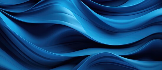An artistic liquid pattern featuring vibrant shades of violet, magenta, and electric blue, resembling waves on a blue cloth, creating a captivating art piece with a hint of darkness